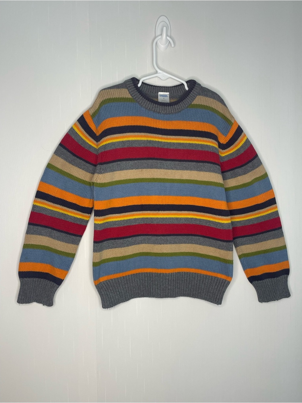 VTG Gymboree 2005 Fly Boys Striped Knit
Sweater Crewneck Cotton Size 5